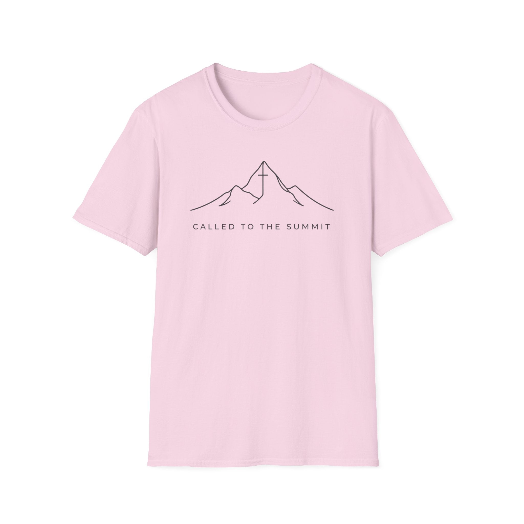 Called To The Summit Outdoor Hiking Camping T-Shirt Designed For The Faithful