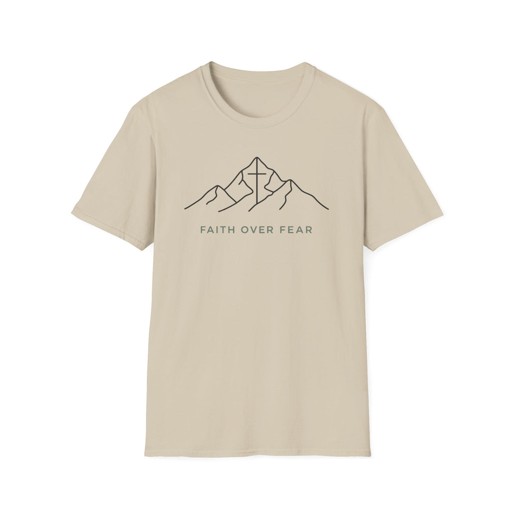 Faith Over Fear Hiking Camping T-Shirt