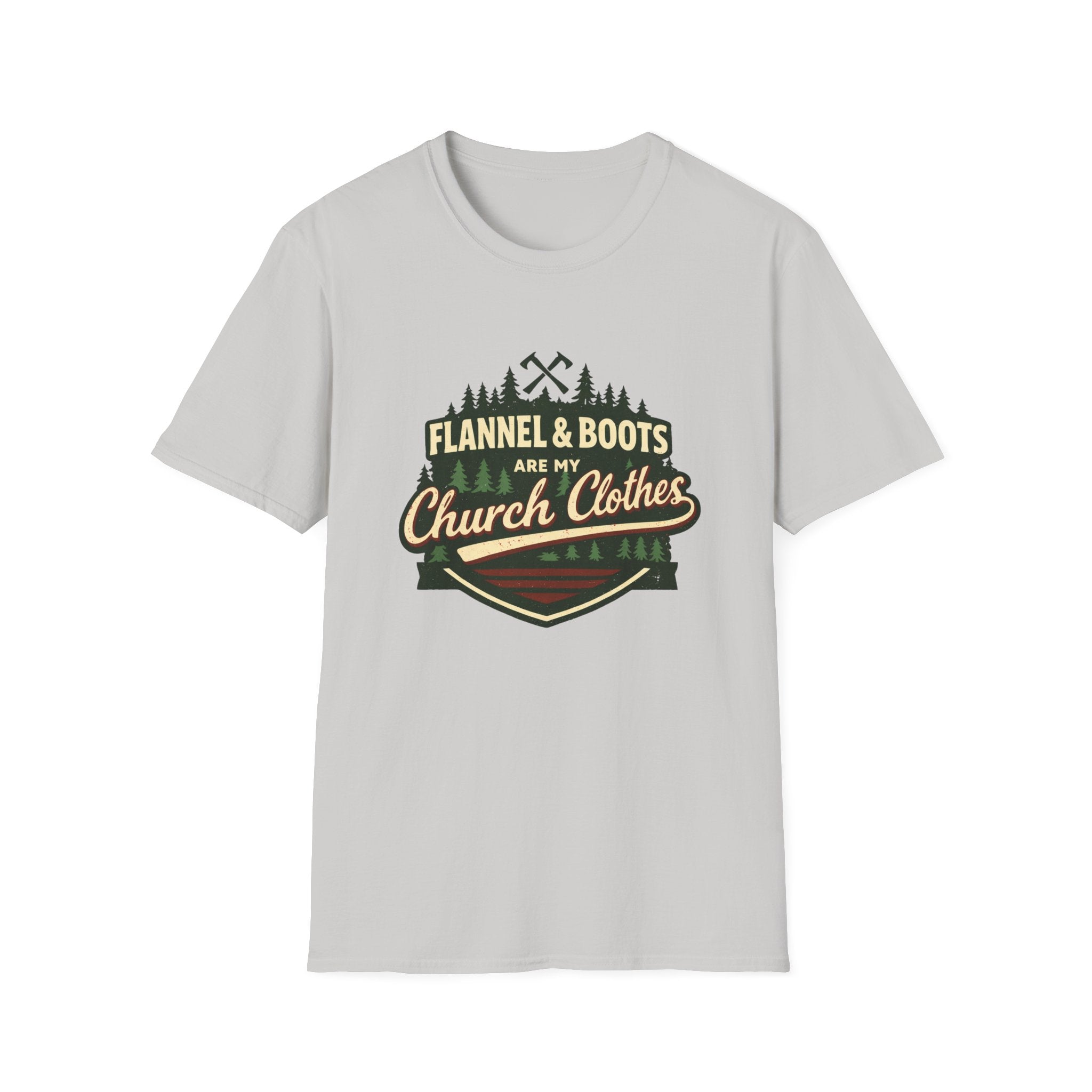 Flannel and Boots Are My Church Clothes T-Shirt