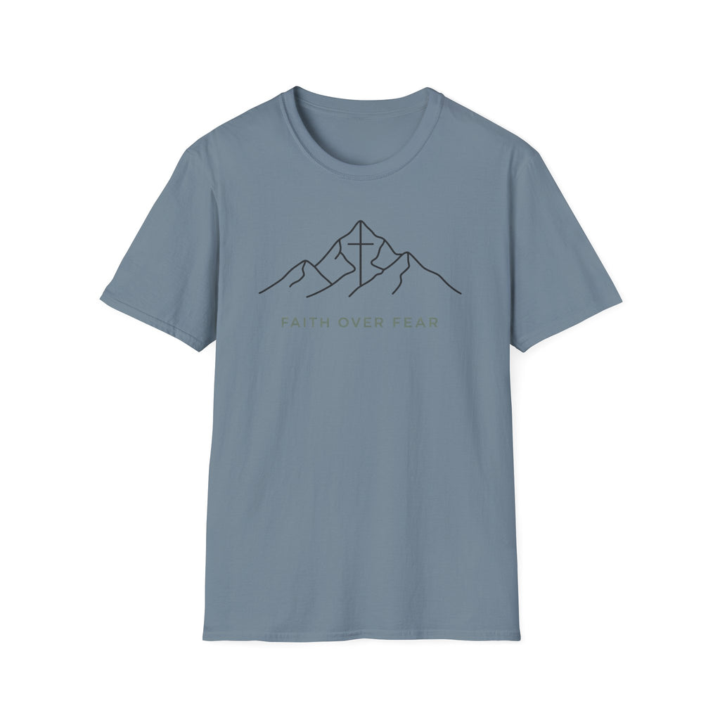 Faith Over Fear Hiking Camping T-Shirt