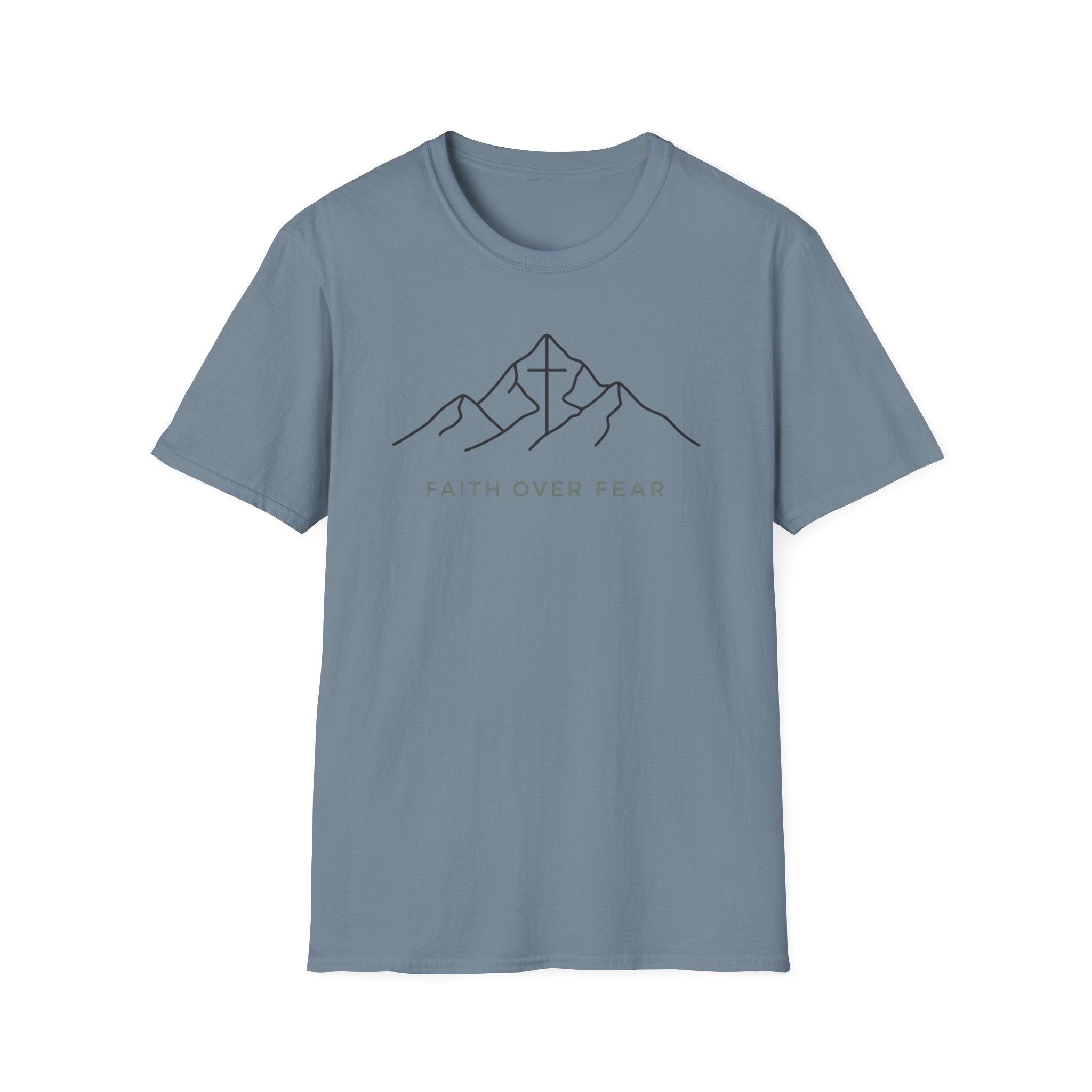 Faith Over Fear Hiking Camping T-Shirt