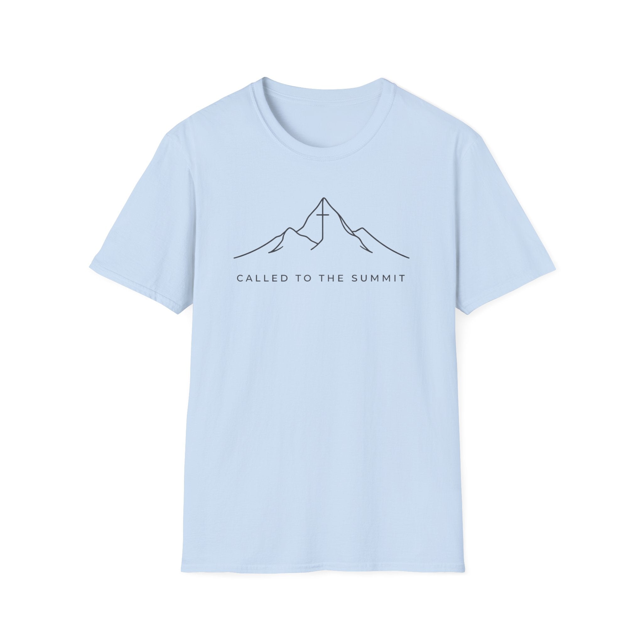 Called To The Summit Outdoor Hiking Camping T-Shirt Designed For The Faithful