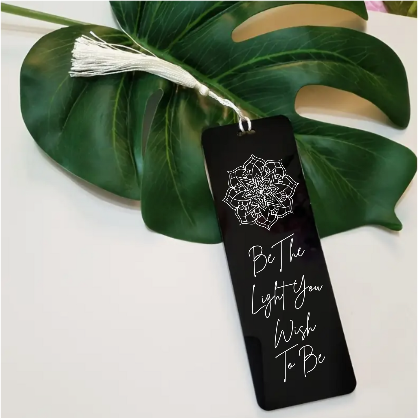 Custom Laser-Engraved Acrylic Bookmark | Your Words, Your Story!